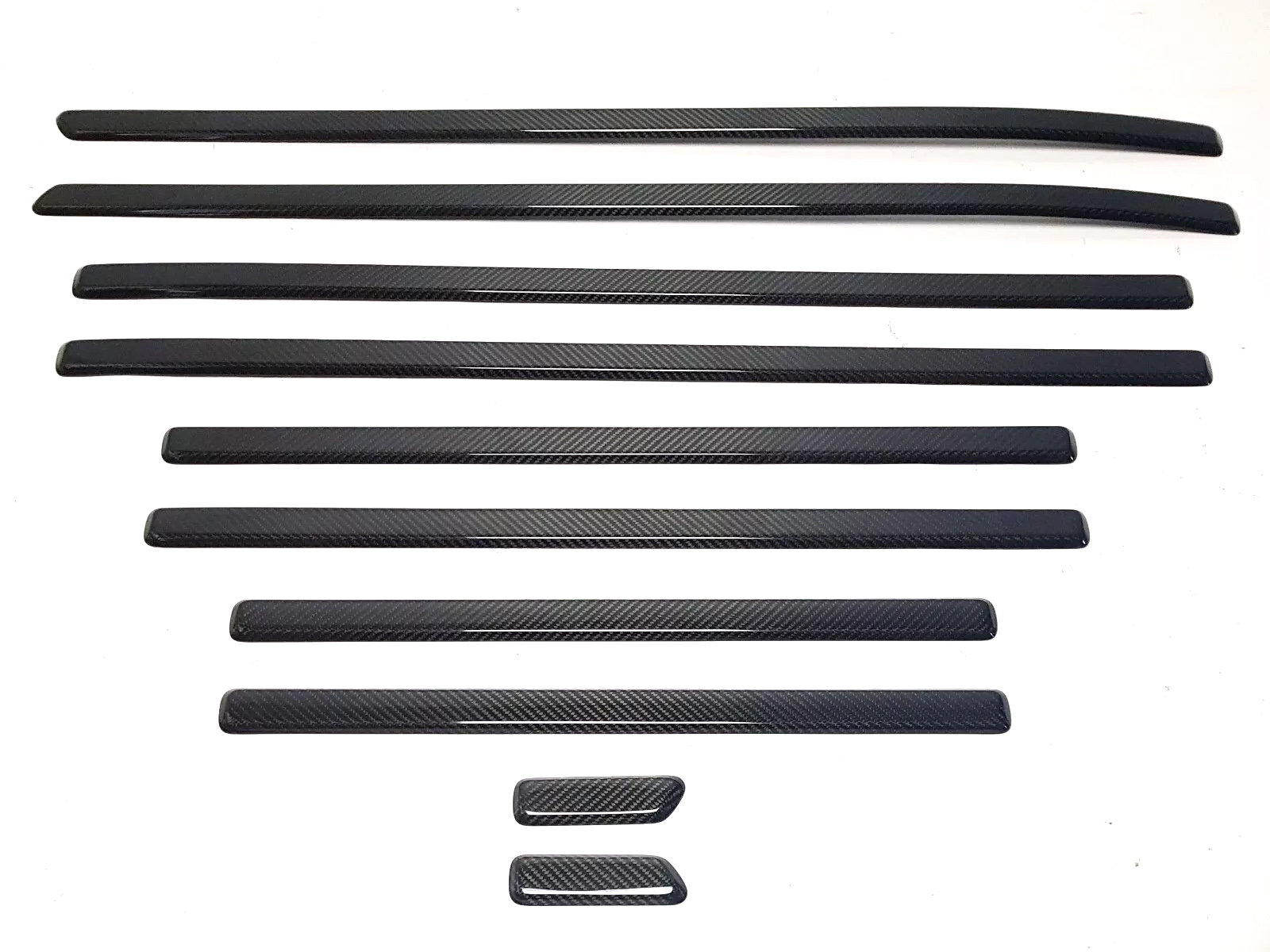 Carbon Fiber Side Moldings for Mercedes-Benz G-Class G-Wagon W463A 10 pcs